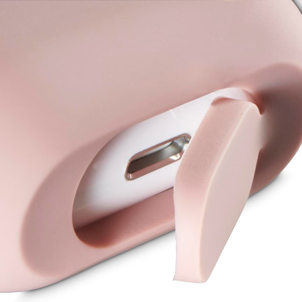 Husa pentru Apple AirPods 1st/2nd Gen HAMA Fantastic Feel, roz