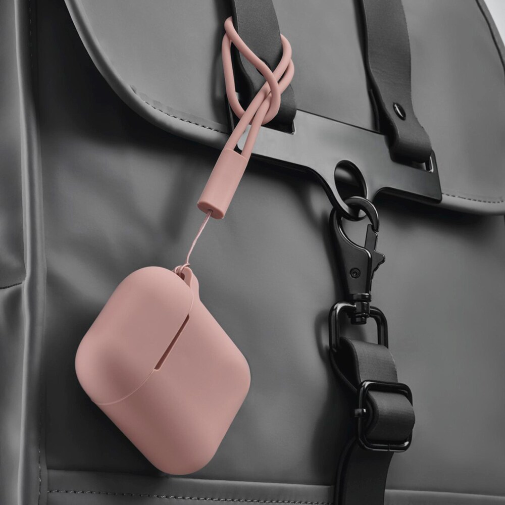 Husa pentru Apple AirPods 1st/2nd Gen HAMA Fantastic Feel, roz