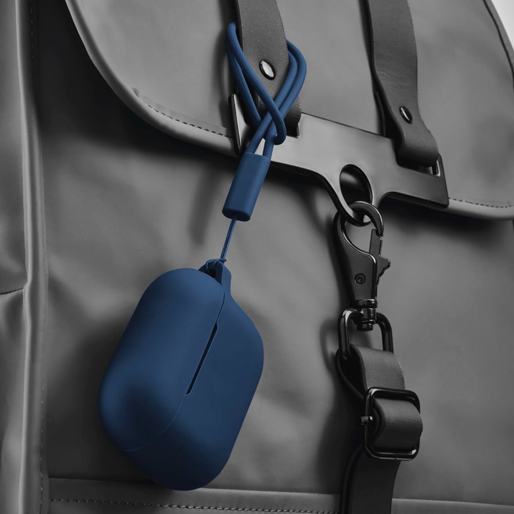 Husa pentru Apple AirPods Pro HAMA Fantastic Feel, albastru