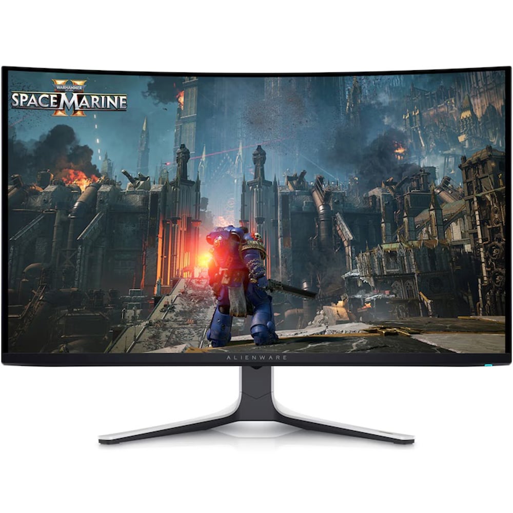 Monitor Gaming curbat QD-OLED Dell Alienware AW3225QF, 31.6", 4K UHD, 240Hz, AMD FreeSync Premium, HDR, negru