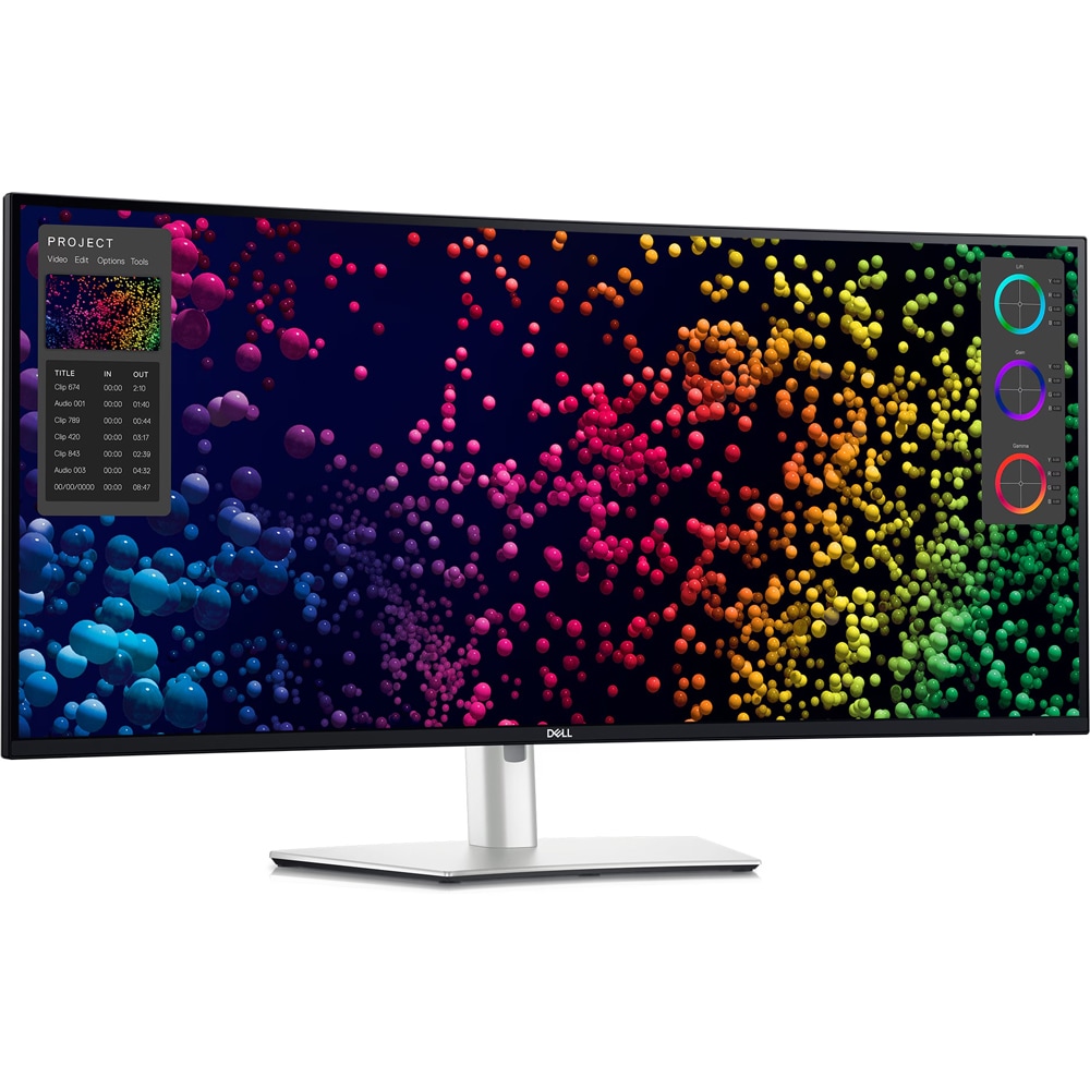 Monitor curbat LED IPS Black Dell UltraSharp U4025QW, 39.7", WUHD, 120Hz, ComfortView Plus, USB-C, negru