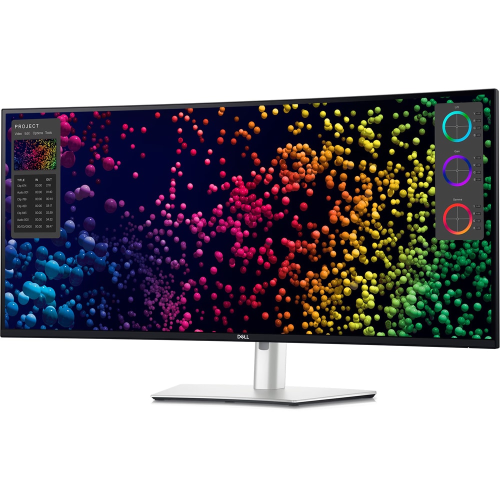 Monitor curbat LED IPS Black Dell UltraSharp U4025QW, 39.7", WUHD, 120Hz, ComfortView Plus, USB-C, negru