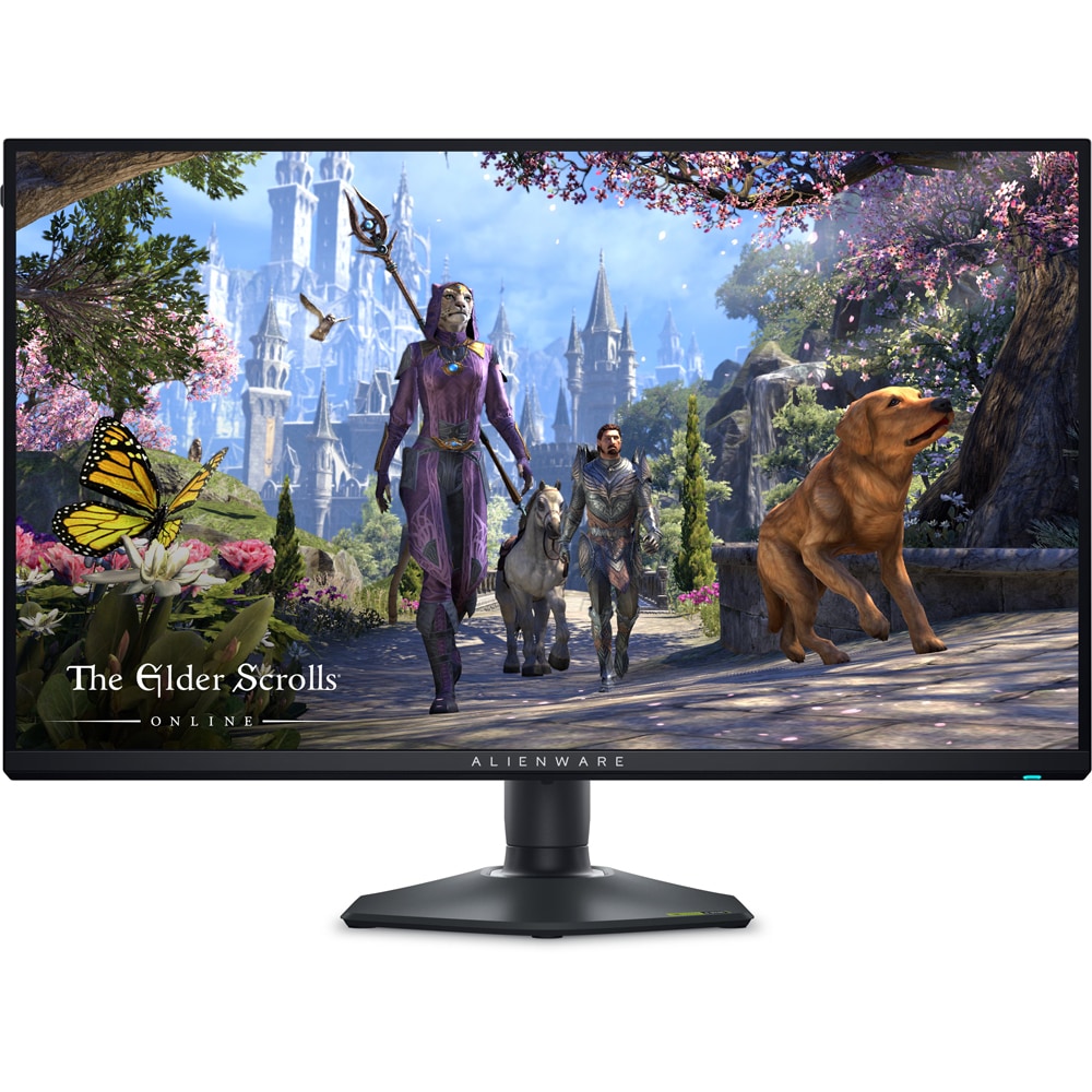Monitor Gaming LED Fast IPS Dell Alienware AW2725QF, 27", 4K UHD, 180Hz, AMD FreeSync, HDR, negru