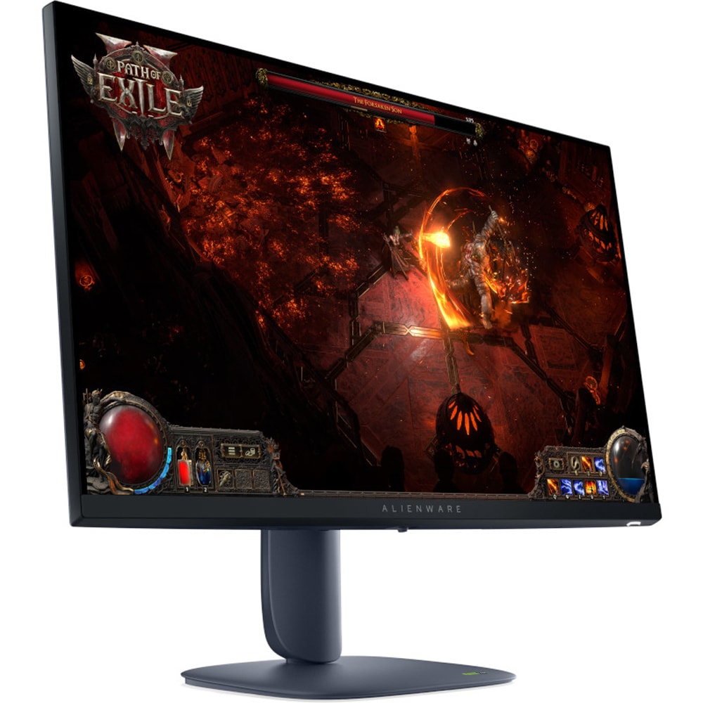 Monitor Gaming LED Fast IPS Dell Alienware AW2725DM, 27", QHD, 180Hz, AMD FreeSync, HDR, negru