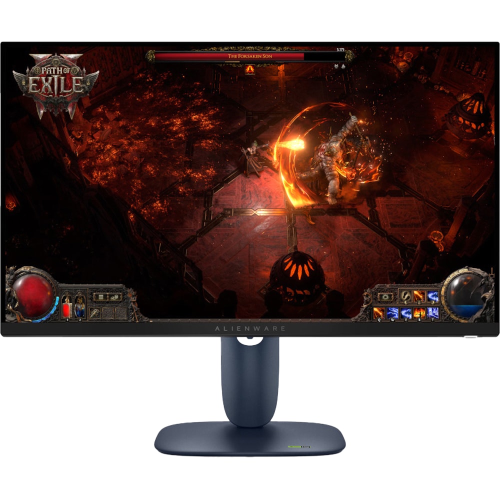 Monitor Gaming LED Fast IPS Dell Alienware AW2725DM, 27", QHD, 180Hz, AMD FreeSync, HDR, negru