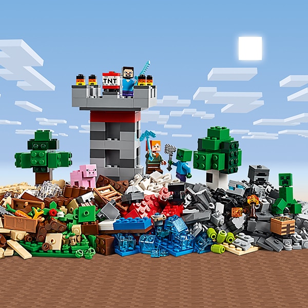 LEGO Minecraft: Cutie de crafting 3.0 21161, 8 ani+, 564 piese