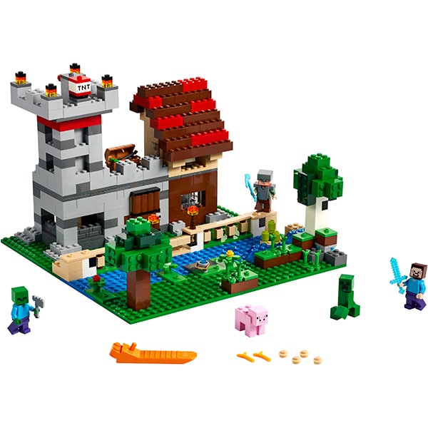 LEGO Minecraft: Cutie de crafting 3.0 21161, 8 ani+, 564 piese