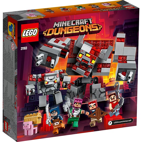 LEGO Minecraft: Batalia pentru piatra rosie 21163, 8 ani+, 504 piese