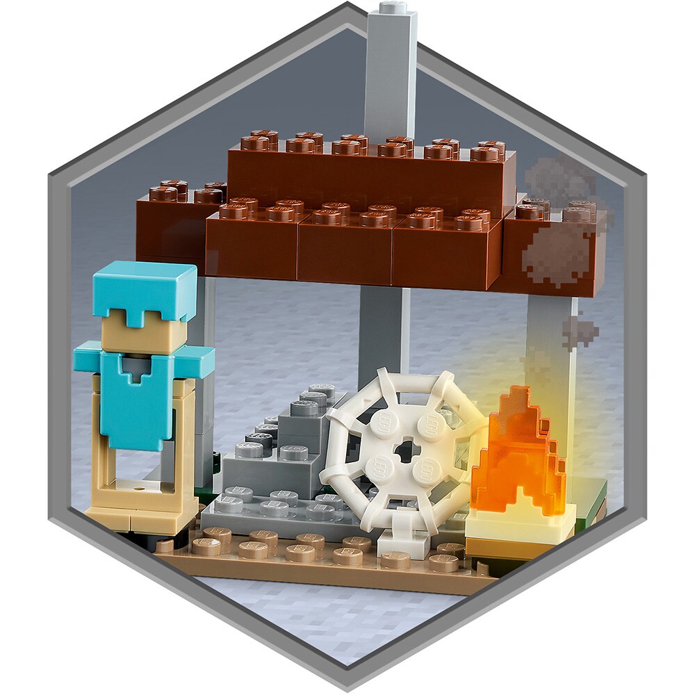 LEGO Minecraft: Satul parasit 21190, 8 ani+, 422 piese