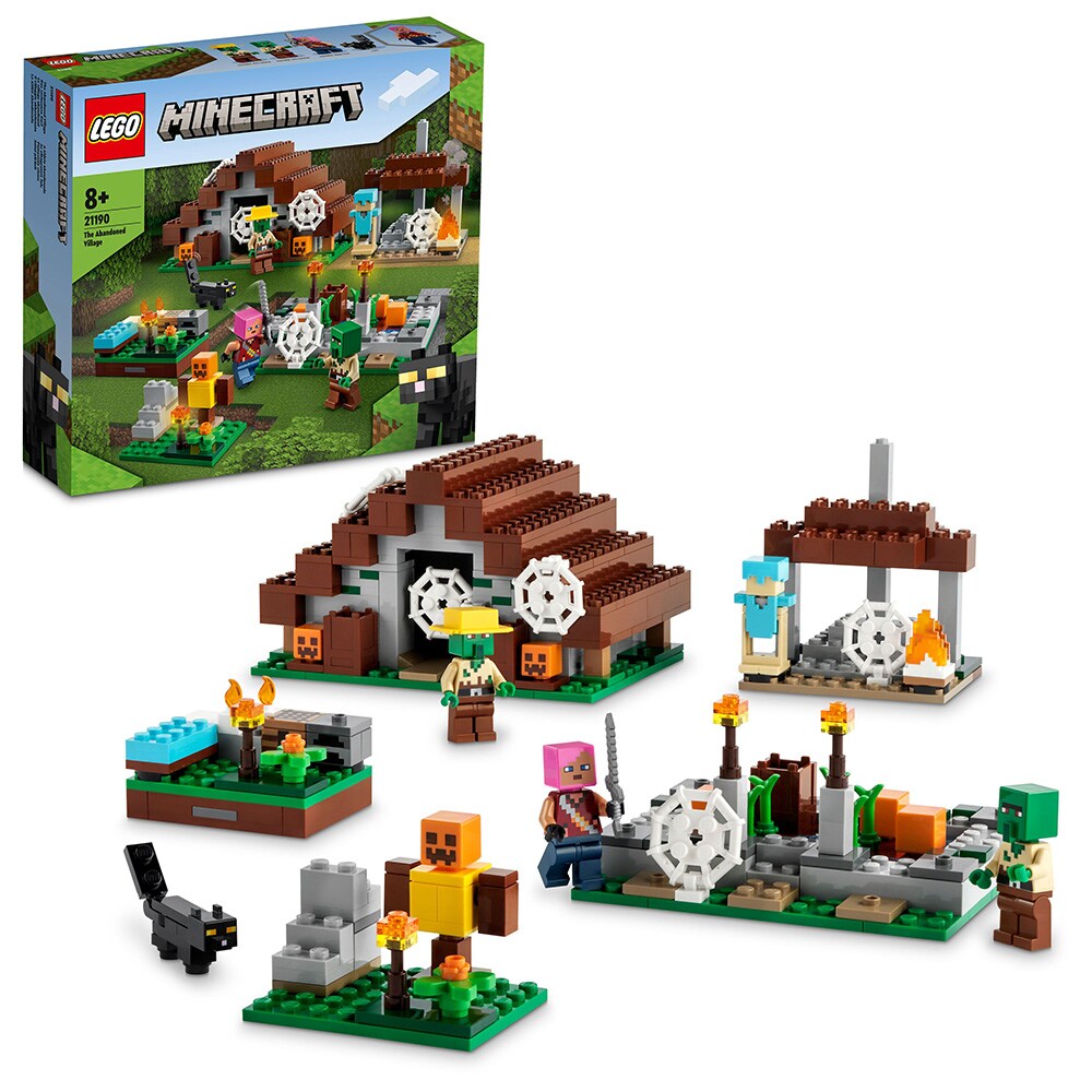 LEGO Minecraft: Satul parasit 21190, 8 ani+, 422 piese