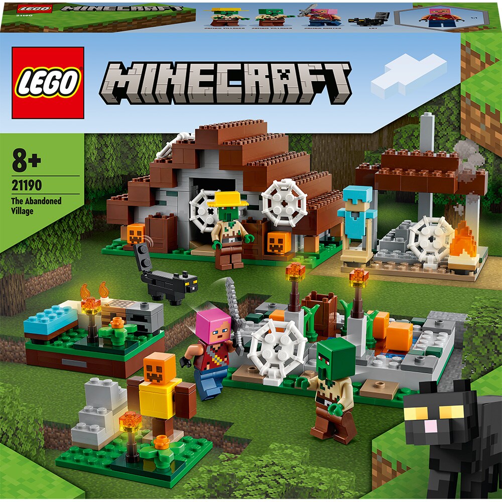 LEGO Minecraft: Satul parasit 21190, 8 ani+, 422 piese
