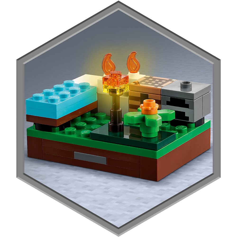 LEGO Minecraft: Satul parasit 21190, 8 ani+, 422 piese