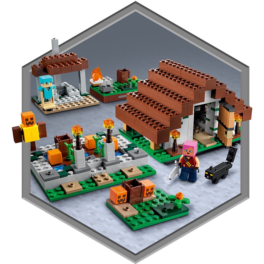 LEGO Minecraft: Satul parasit 21190, 8 ani+, 422 piese