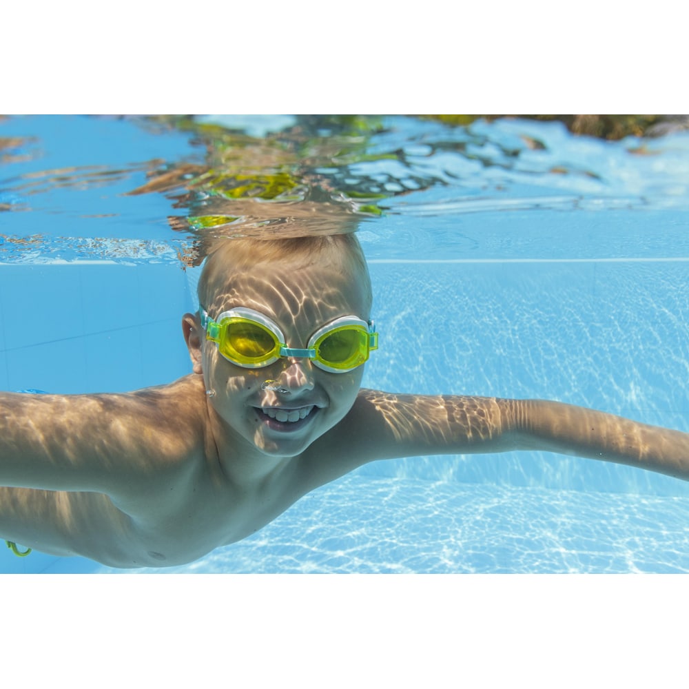 Ochelari de inot pentru copii BESTWAY Aqua Burst Essential, 7 ani+, cu strat UV, 1 buc