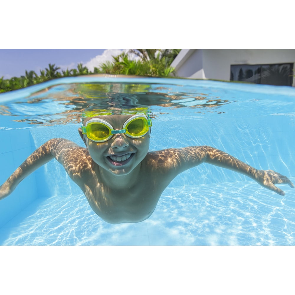 Ochelari de inot pentru copii BESTWAY Aqua Burst Essential, 7 ani+, cu strat UV, 1 buc
