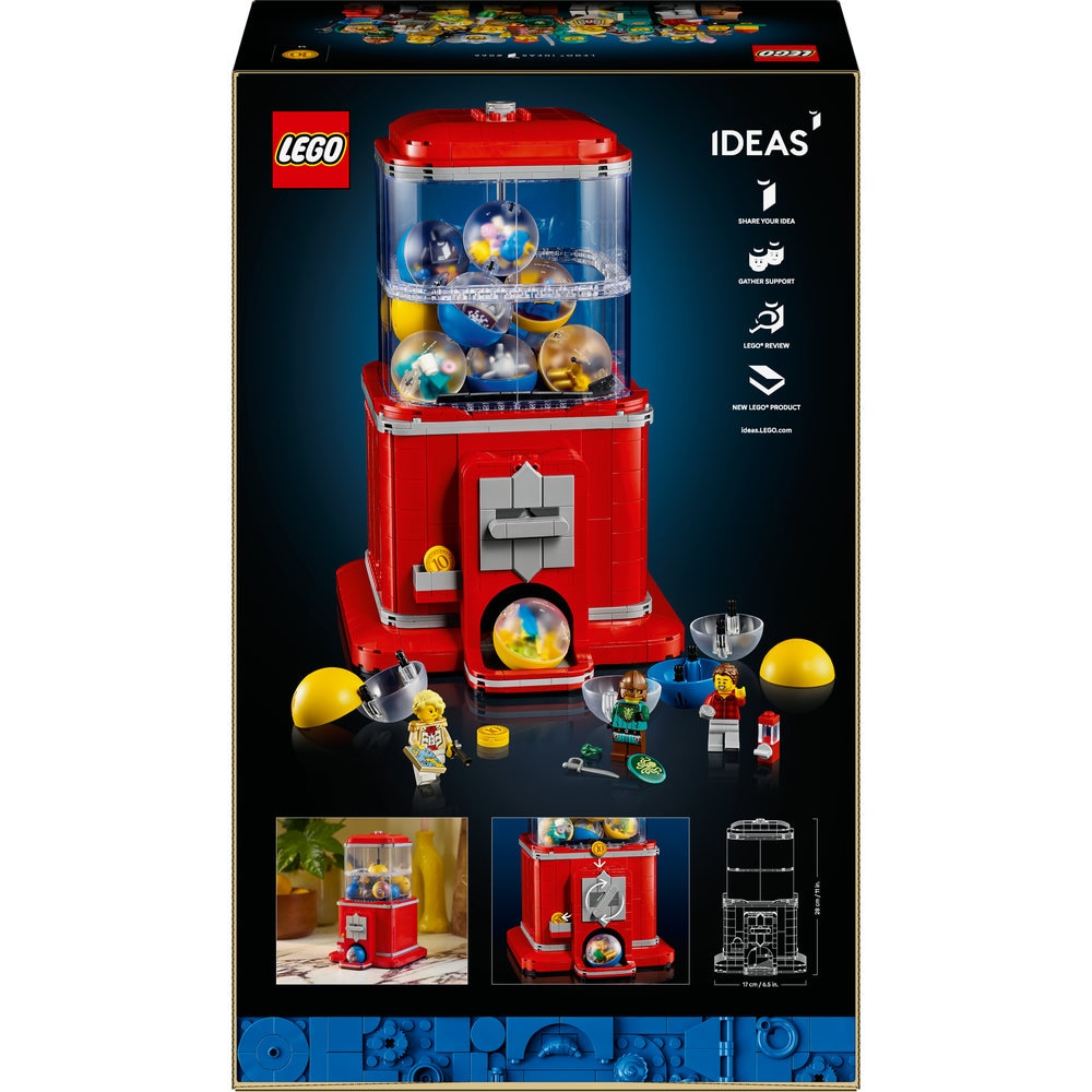 LEGO Ideas: Minifigurina automat 21358, 18 ani+, 1343 piese