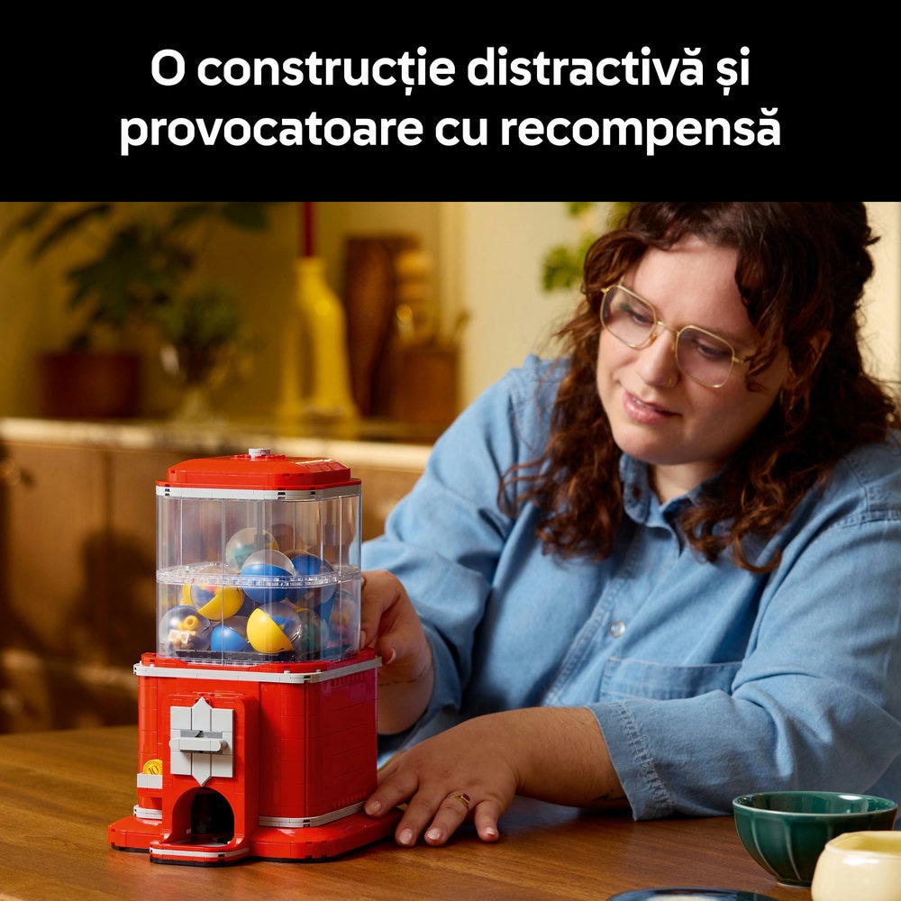 LEGO Ideas: Minifigurina automat 21358, 18 ani+, 1343 piese