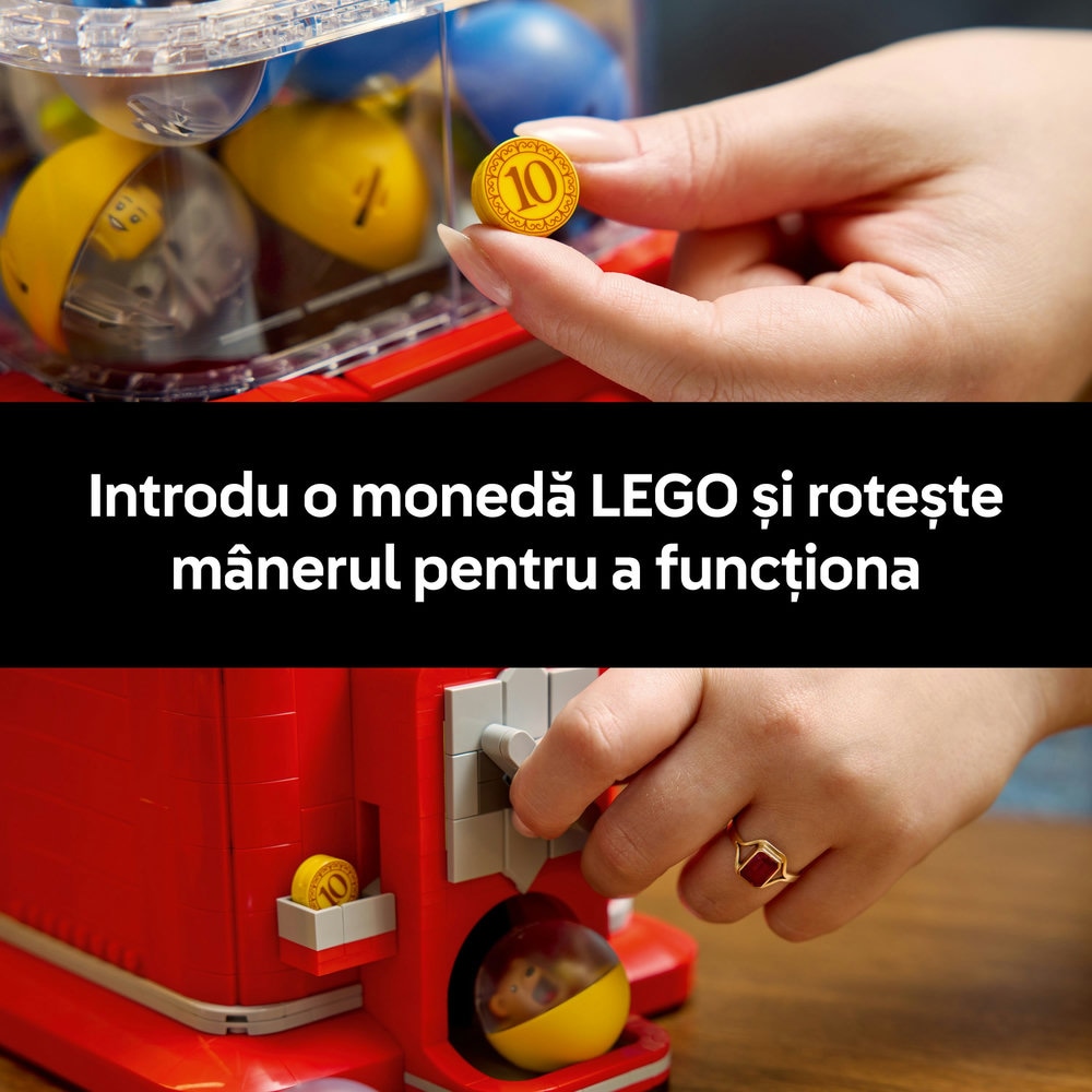 LEGO Ideas: Minifigurina automat 21358, 18 ani+, 1343 piese