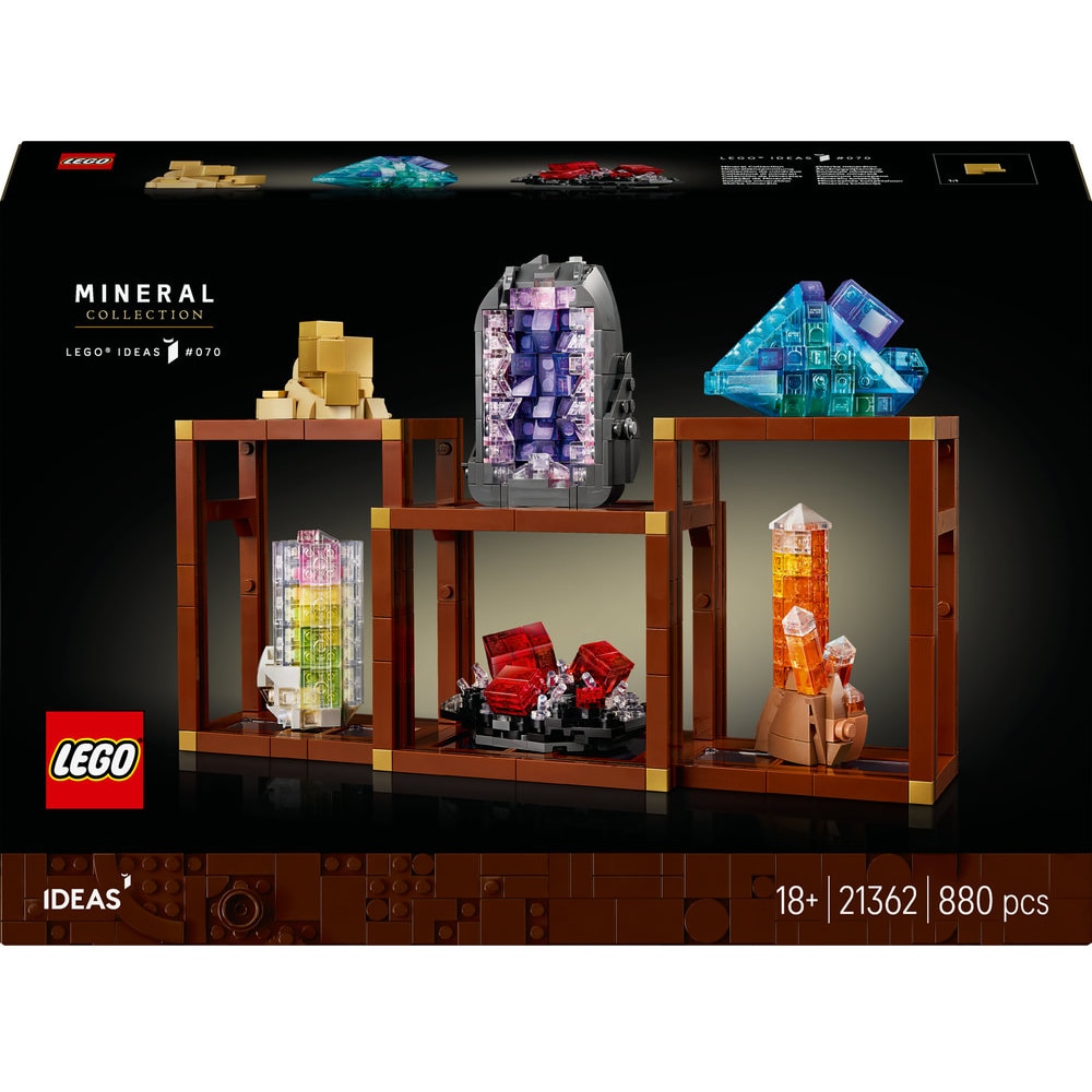 LEGO Ideas: Colectia minerala 21362, 18 ani+, 880 piese