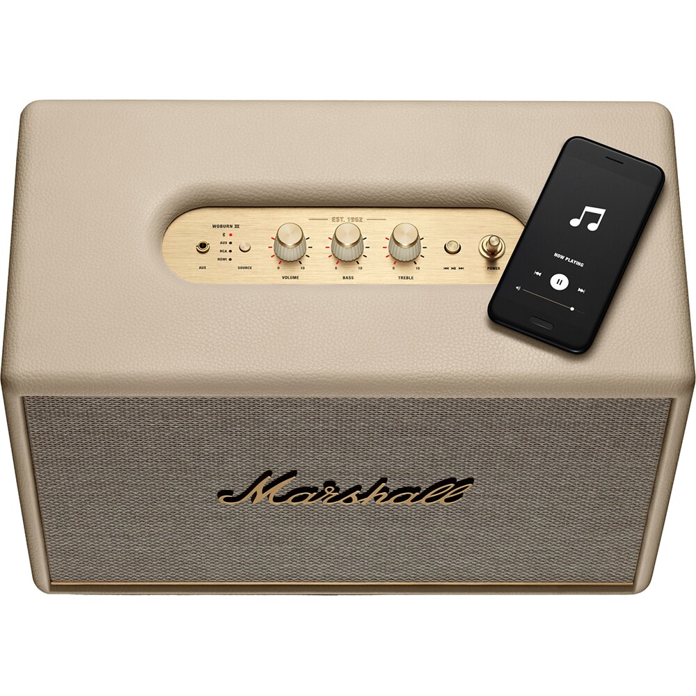Boxa MARSHALL Woburn III, 150W, Bluetooth, crem
