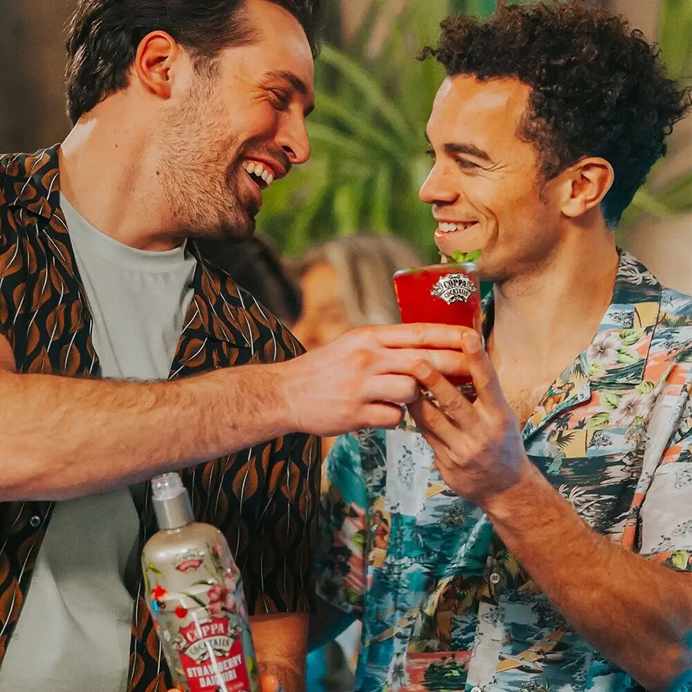 Cocktail cu alcool Coppa Cocktails Strawberry Daiquiri, 0.7L