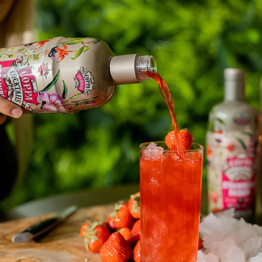 Cocktail cu alcool Coppa Cocktails Strawberry Daiquiri, 0.7L