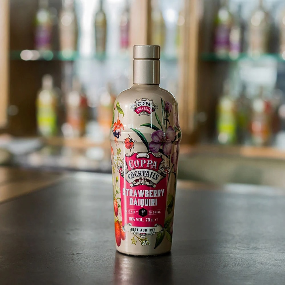 Cocktail cu alcool Coppa Cocktails Strawberry Daiquiri, 0.7L
