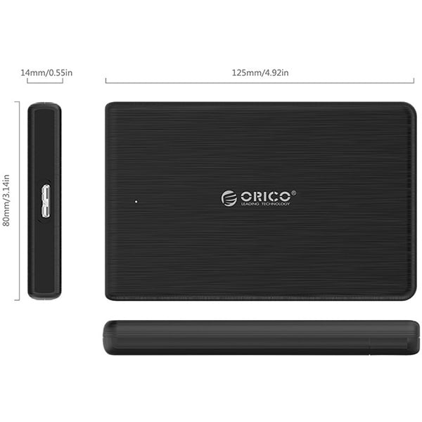 Rack HDD ORICO 2189U3-BK, 2.5 inch, SSD/HDD, USB 3.0