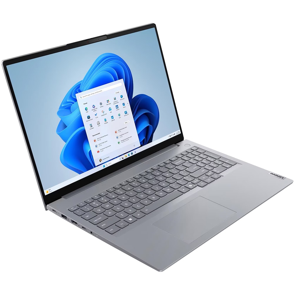 Laptop LENOVO ThinkBook 16 G8 IAL, Intel Core Ultra 5 135H pana la 4.6GHz, 16" WUXGA, 16GB, SSD 512GB, Intel Arc Graphics, Free DOS, Arctic Grey