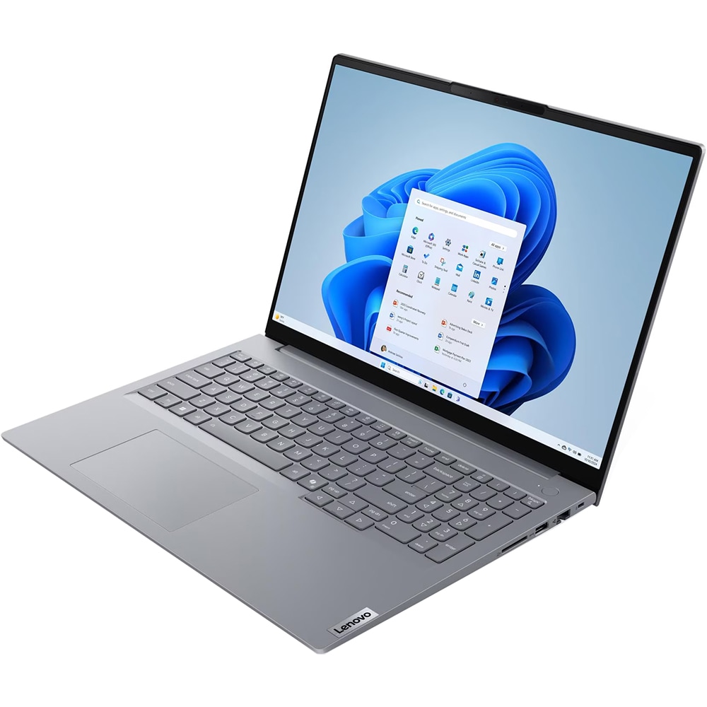 Laptop LENOVO ThinkBook 16 G8 IAL, Intel Core Ultra 5 135H pana la 4.6GHz, 16" WUXGA, 16GB, SSD 512GB, Intel Arc Graphics, Free DOS, Arctic Grey