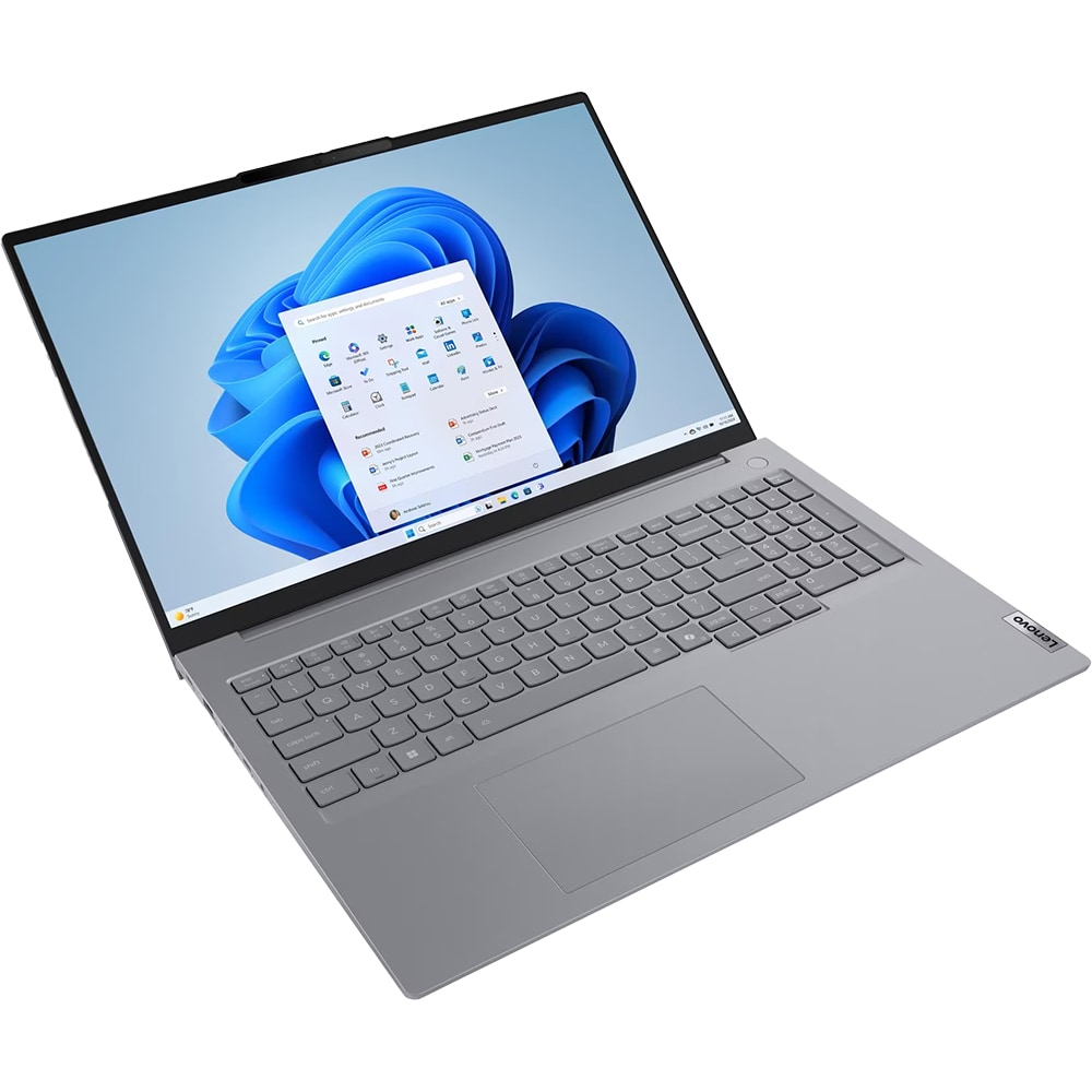 Laptop LENOVO ThinkBook 16 G8 IAL, Intel Core Ultra 5 135H pana la 4.6GHz, 16" WUXGA, 16GB, SSD 512GB, Intel Arc Graphics, Free DOS, Arctic Grey