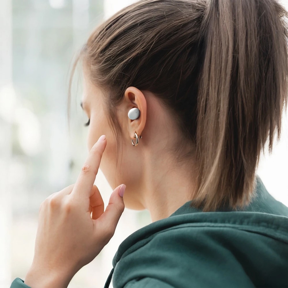 Casti HAMA Freedom Buddy II, True Wireless, Bluetooth, In-Ear, Microfon, alb
