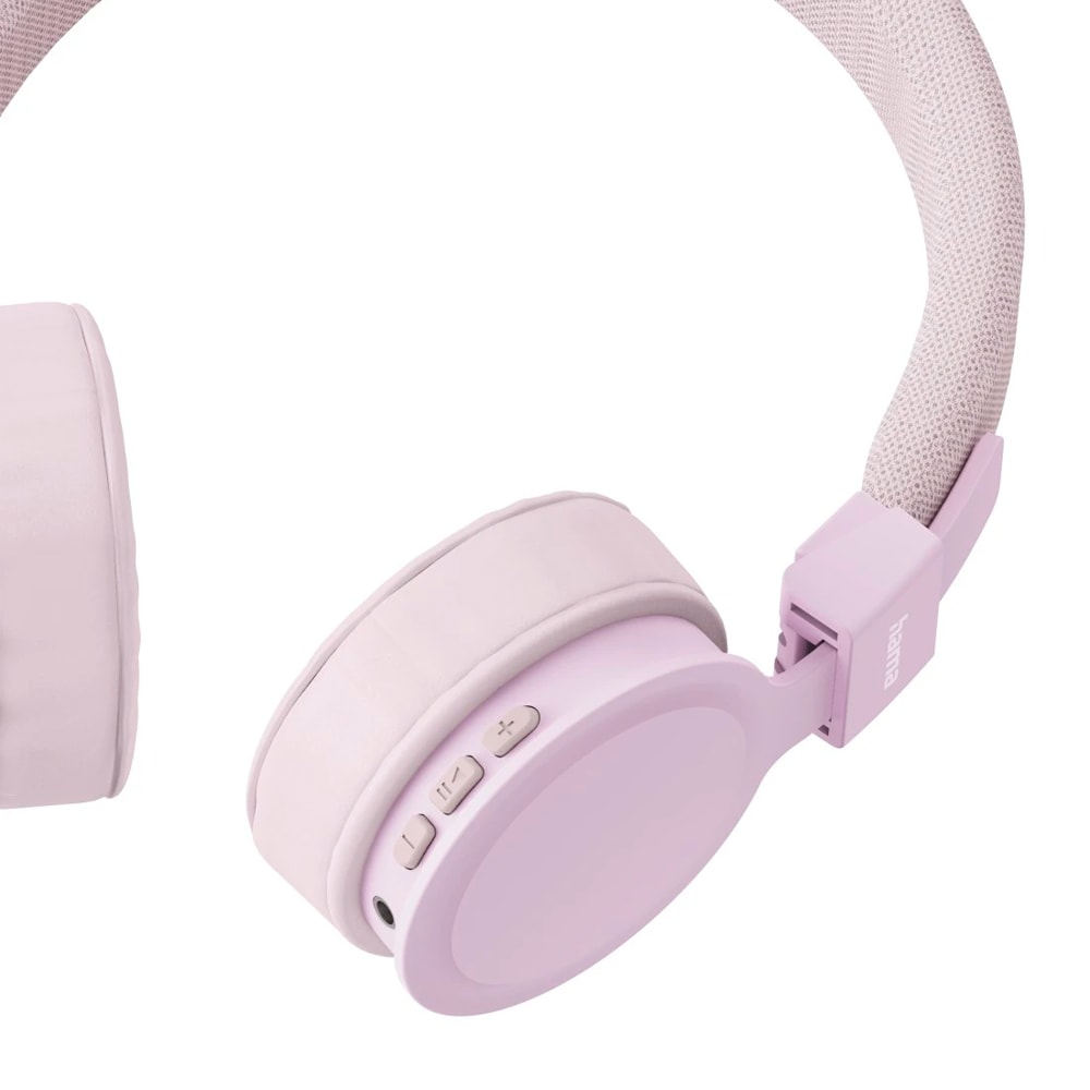 Casti HAMA Freedom Lit III, Bluetooth, On-Ear, Microfon, roz
