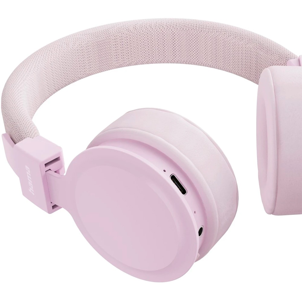 Casti HAMA Freedom Lit III, Bluetooth, On-Ear, Microfon, roz