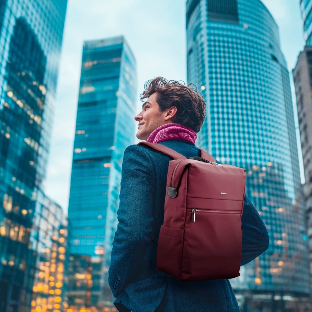 Rucsac laptop HAMA Ultimate, 16.2", rosu