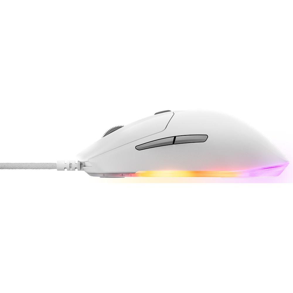 Mouse Gaming STEELSERIES Rival 3 Gen 2, 8500 dpi, alb