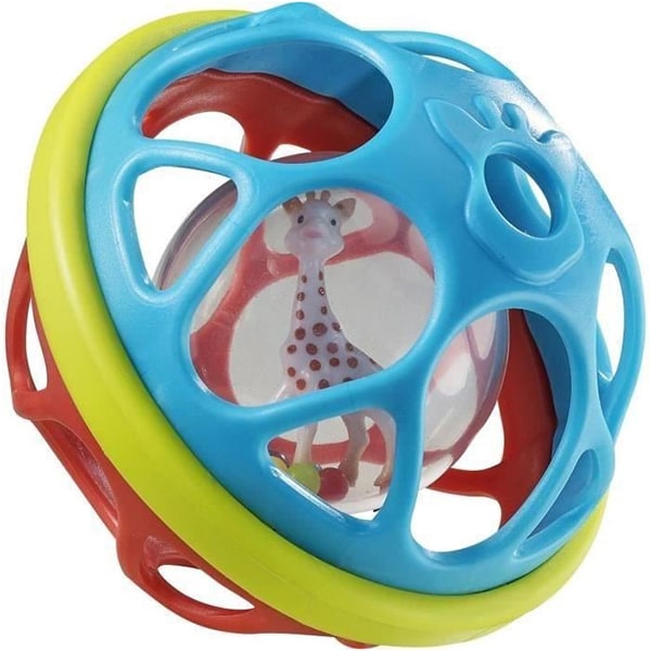Jucarie interactiva VULLI Soft ball, 3 luni - 2 ani, multicolor