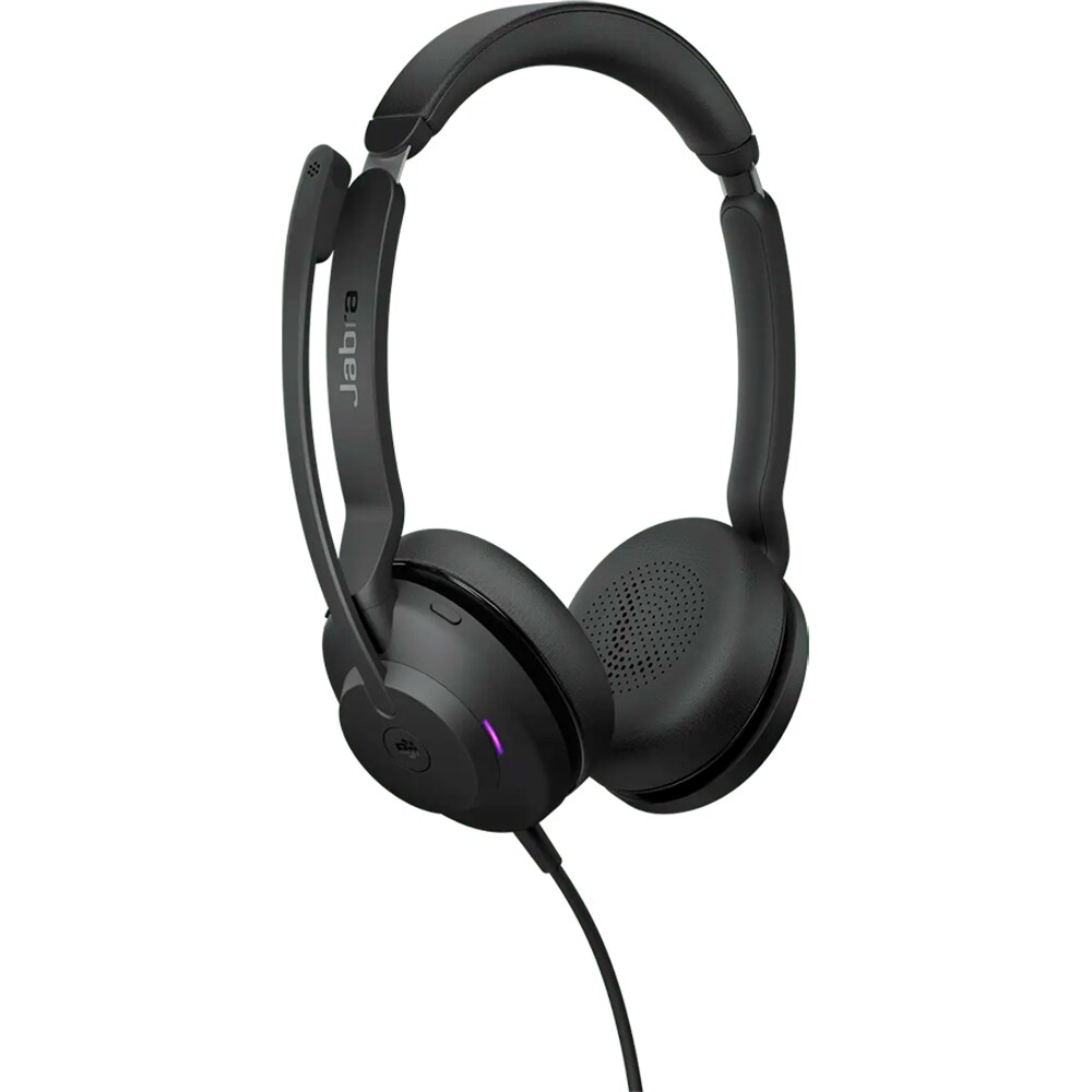 Casti teleconferinta JABRA Evolve2 30 SE UC, Stereo, Noise Cancelling, USB-A, USB-C, negru