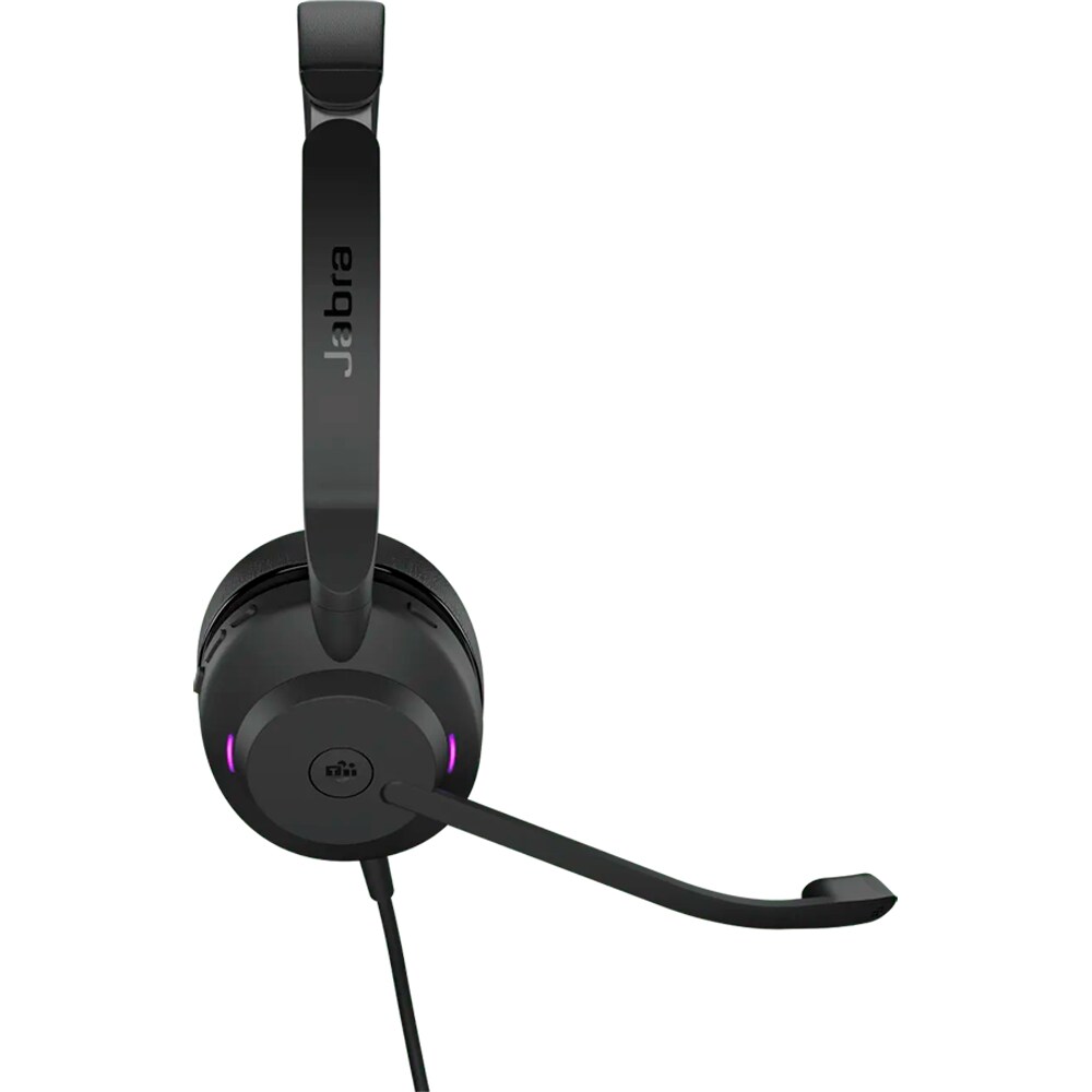 Casti teleconferinta JABRA Evolve2 30 SE UC, Stereo, Noise Cancelling, USB-A, USB-C, negru