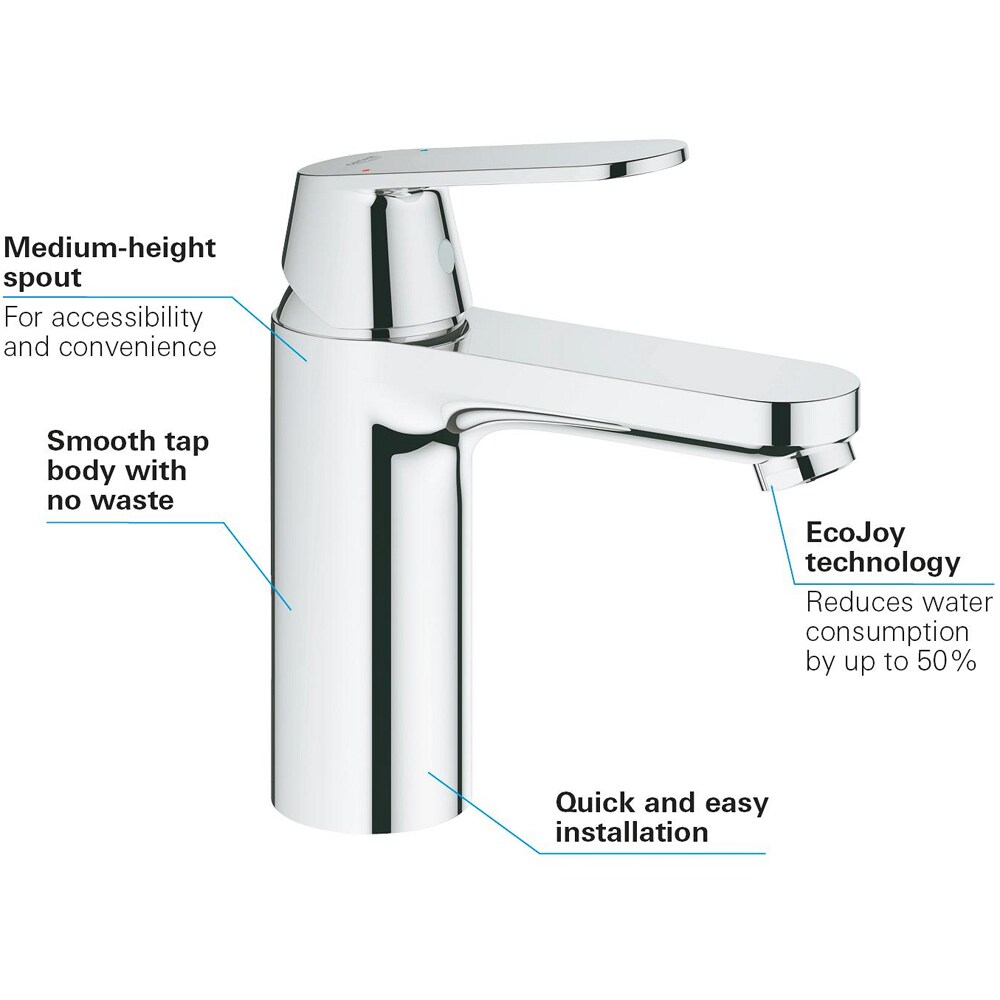 Baterie lavoar GROHE Eurosmart Cosmopolitan 23327000, marimea M, alama, crom