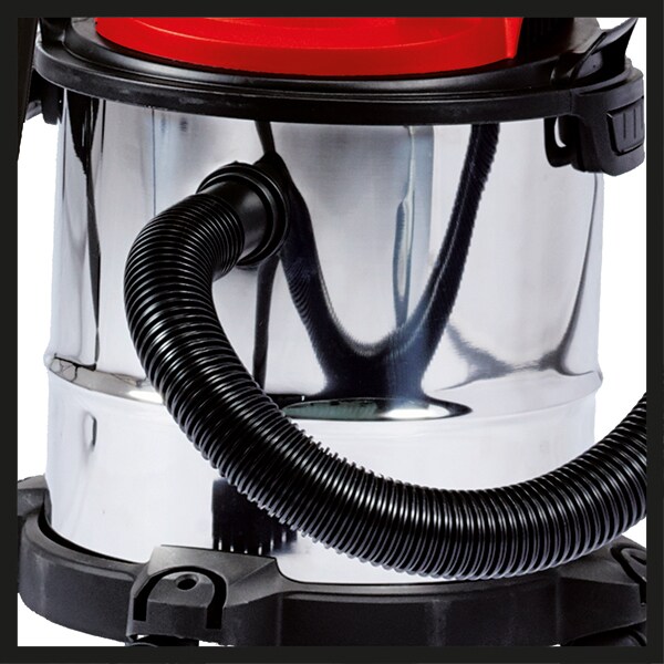 Aspirator umed/uscat EINHELL TC-VC 1812 S, 12l, 1250W, 78dB, argintiu-rosu