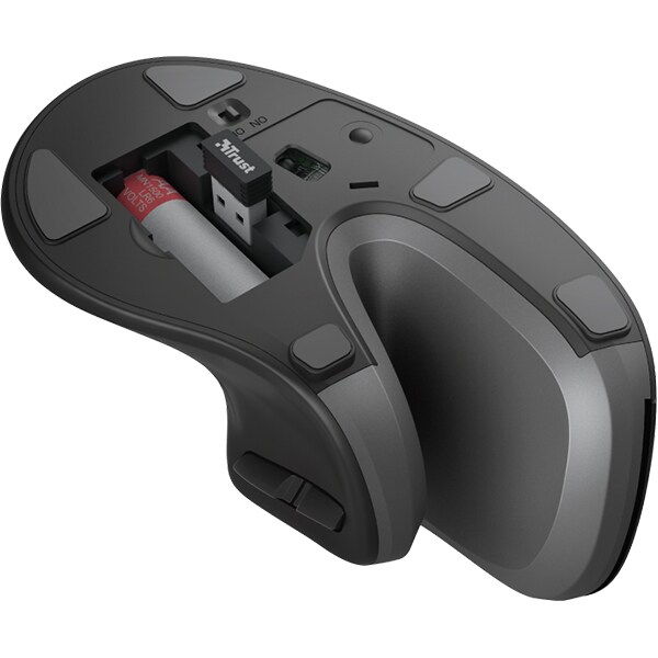 Mouse Wireless TRUST Verro, 1600 dpi, negru