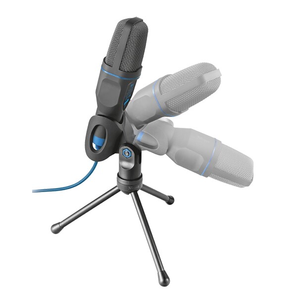 Microfon TRUST Mico, 3.5mm, USB, negru