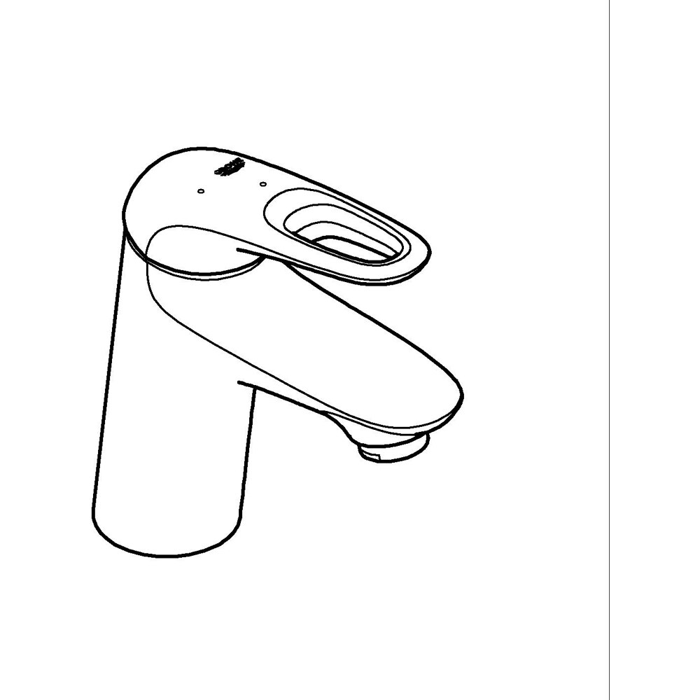 Baterie lavoar GROHE Eurostyle 23930003, marimea M, alama, crom