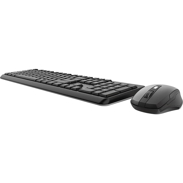 Kit tastatura si mouse Wireless TRUST Ody 23942, USB, negru