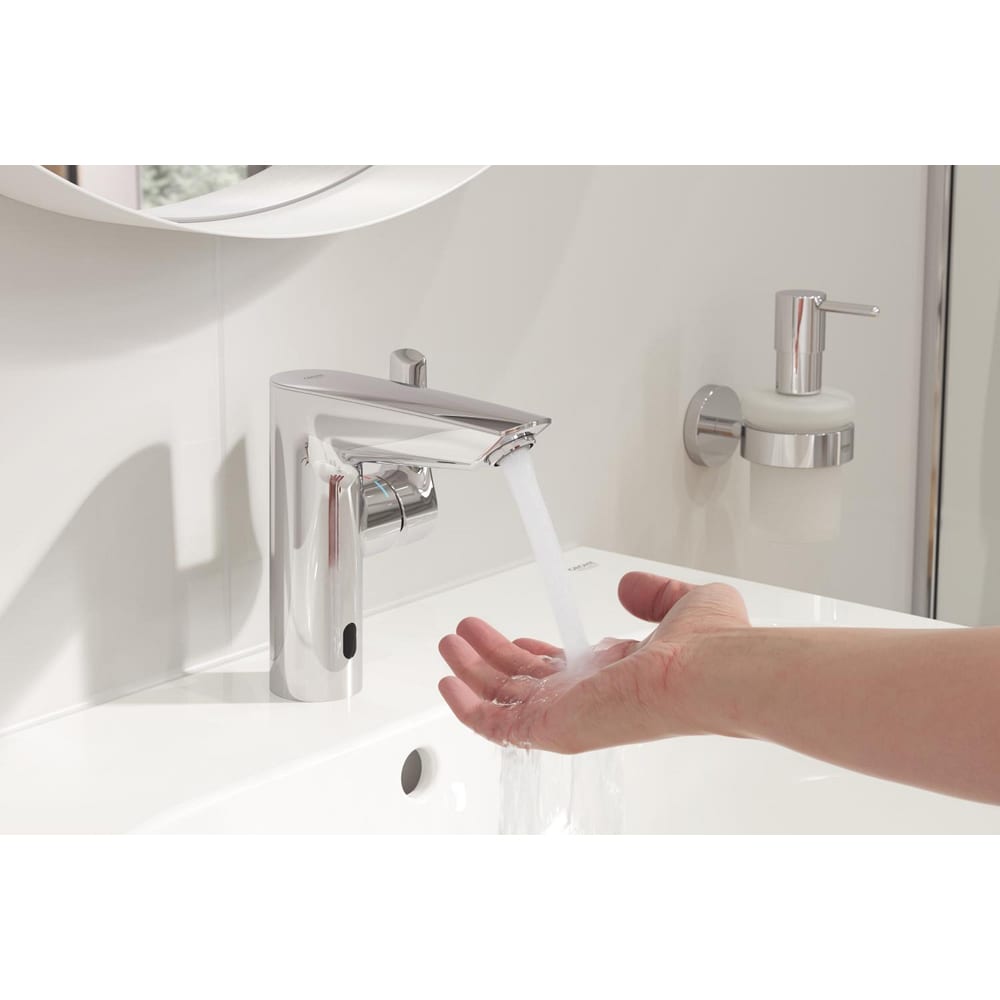 Baterie lavoar GROHE Eurosmart 23975003, marimea M, cu infrarosu, alama, crom