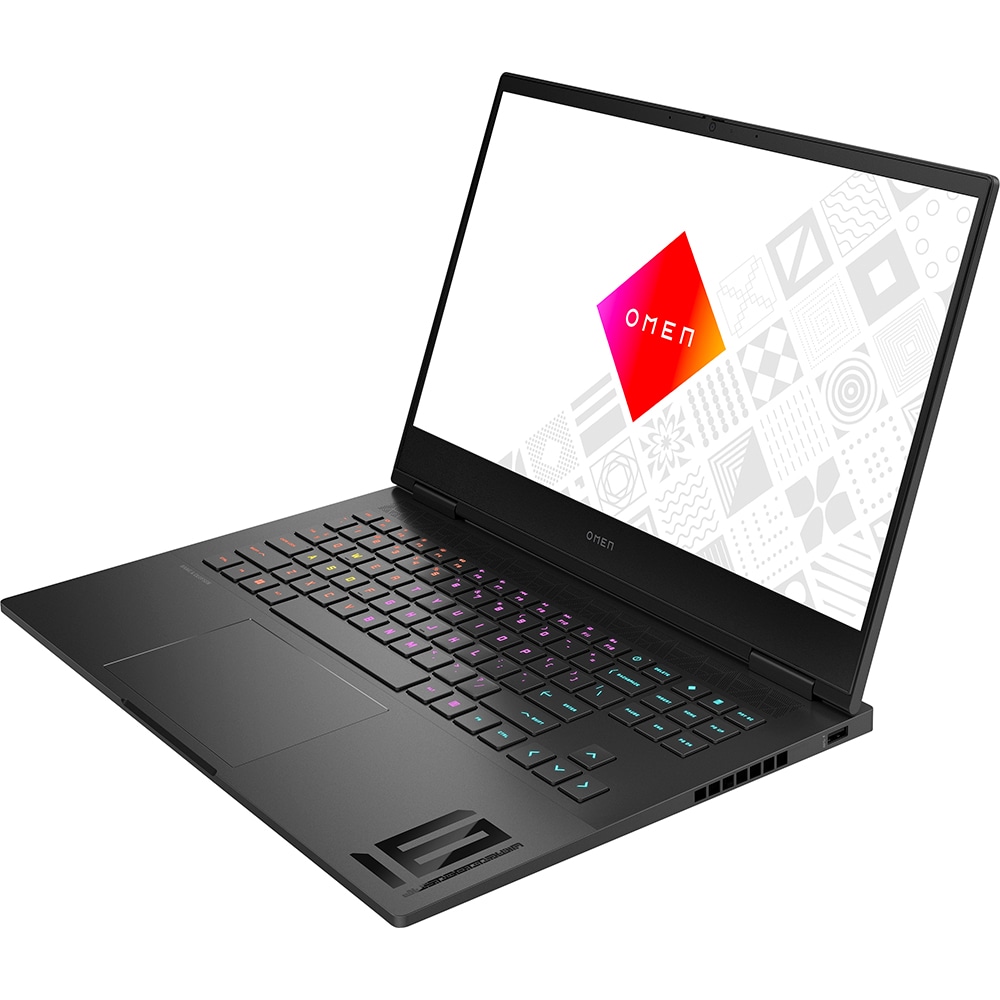 Laptop Gaming HP Omen 16-xf0150nq, AMD Ryzen 9 7940HS pana la 5.1GHz, 16.1" QHD, 32GB, SSD 1TB, NVIDIA GeForce RTX 4070 8GB, Free DOS, negru