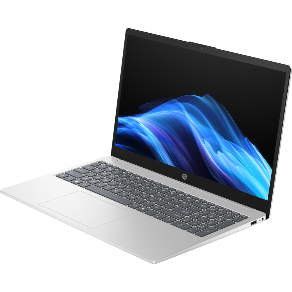 Laptop HP 15-fd1003nq, Intel Core Ultra 5 125H pana la 4.5GHz, 15.6" Full HD, 24GB, SSD 1TB, Intel Arc Graphics, Free DOS, argintiu