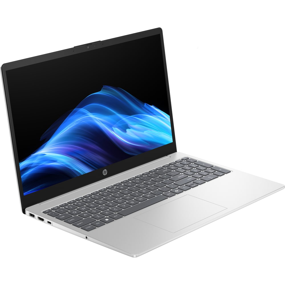 Laptop HP 15-fd1003nq, Intel Core Ultra 5 125H pana la 4.5GHz, 15.6" Full HD, 24GB, SSD 1TB, Intel Arc Graphics, Free DOS, argintiu