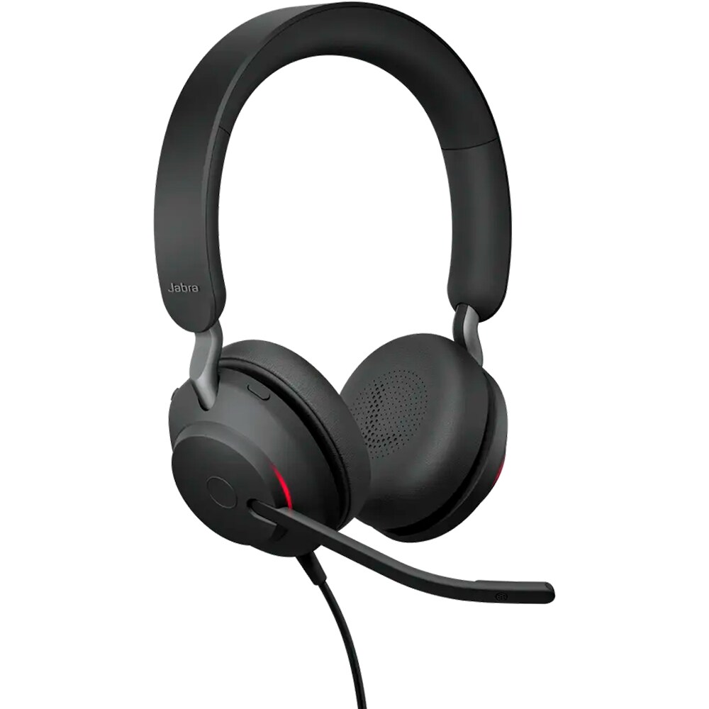 Casti teleconferinta JABRA Evolve2 40 SE UC, Stereo, USB-A, USB-C, negru